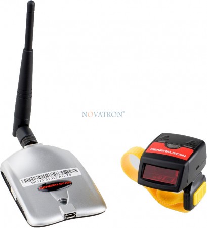 Generalscan RD1001BT: Bluetooth 1D CCD Ring barcode scanner για τοποθέτηση στο δάχτυλο με πομποδέκτη (USB)