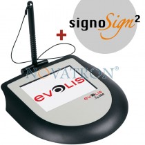 Evolis Sig200 + SigniSign2: Ταμπλέτα ηλεκτρονικής χειρόγραφης υπογραφής 5" έγχρωμη με το λογισμικό SignoSign/2