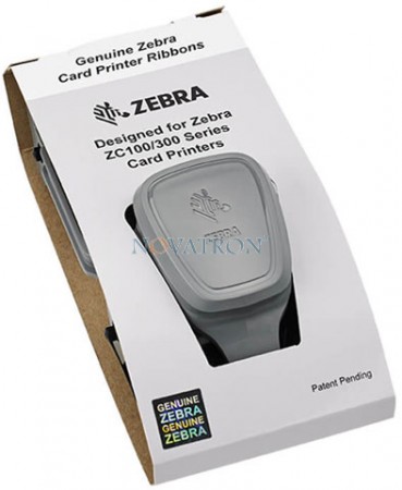 Zebra 800300-301EM: Black Ribbon 2000 prints/roll. Compatible with Zebra ZC100 Printers.