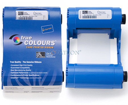 Zebra 800015-906: Gold Monochrome Ribbon 1000 prints/roll. Compatible with Zebra P100i, P110i and P120i Printers.
