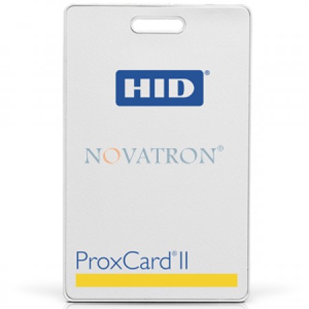 HID ProxCard II (1326): Contactless pre-punched PVC cards (EM4100) 125KHz, clamshell