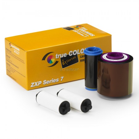 Zebra 800077-748EM: Color Ribbon 250 prints/roll. Compatible with Zebra ZXP7 Printer.