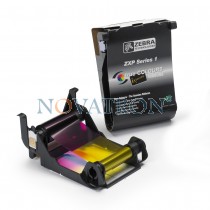 Zebra 800011-140: Color (YMCKO) Ribbon 100 prints/roll. Compatible with Zebra ZXP1 Printers.